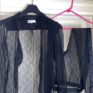 House of CB London, two piece suit, black,